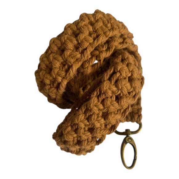 Vintage macrame handbag with Strap - Picture 12 of 16